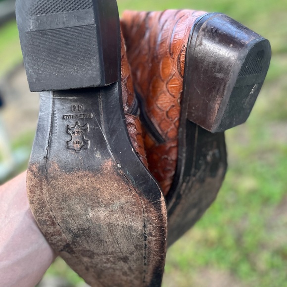 Jacques Raphael (Made in Italy) snakeskin boots - Picture 10 of 11